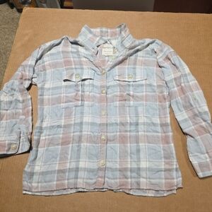 American Eagle Outfitters Plaid Amazingly Soft Flannel Shirt Womens M Oversized